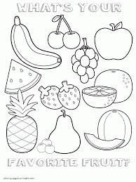 Dairy is a great option for hungry kids; Healthy Food Coloring Pages For Preschool Fruits Sheet Coloring Pages Printable Com