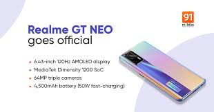 This smartphone is available in 128gb, 256gb storage variants. Realme Gt Neo With Mediatek Dimensity 1200 Soc Launched Price Specifications