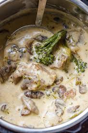 Instant Pot Creamy Beef Recipe With Mushroom Cream Cheese And Broccoli Beef Recipe Instant Pot Creamy Beef Stew Beef And Mushroom Recipe