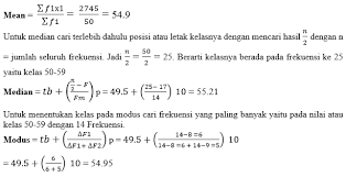 We did not find results for: Cara Mencari Mean Modus Dan Median Dalam Data Kelompok