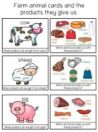 Farm Themed Cards Can Be Used As Flash Cards Or Can Be Used For Memory And Matching Games Farm Animal Crafts Farm Animals Activities Farm Animals Preschool