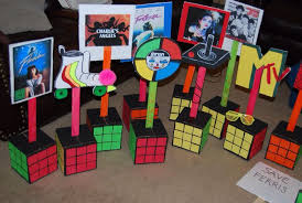 Totally awesome 80's theme party ideas!! 80 S Centerpieces 80s Theme Party 80s Party Decorations 90s Theme Party