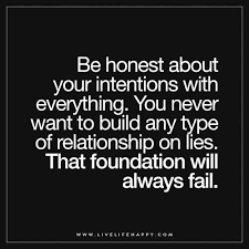 Leadership is intelligence, honesty, and doing the right thing. Be Honest About Your Intentions With Everything Live Life Happy Honest Quotes Honesty Quotes Intention Quotes