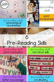 Pre Reading Skills Guide Pre Reading Activities Preschool Pre Reading Activities Reading Skills Activities
