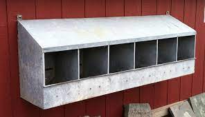 Buyer is to pay shipping/packaging of $14.95. Vintage Galvanized Nesting Box Chicken Nest Box Chicken Layer On Popscreen