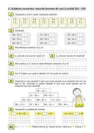 Test de evaluare finala , mem. Clasa I MatematicÄƒ Si Explorarea Mediului Clasa I Partea I E2 Kids Math Worksheets Math For Kids Math Sheets