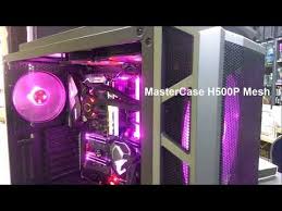 Build A Pc Cooler Master H500p Mash With Masterliquid Ml240r Rgb So Colu Cooler Master Build A Pc Cooler