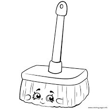 Print Broom Sweeps Shopkins Season 2 Coloring Pages Shopkins Colouring Pages Shopkins Coloring Pages Free Printable Cute Coloring Pages
