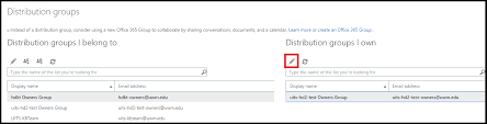 Office 365 Outlook On The Web Editing Distribution Groups
