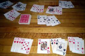 That means all 52 cards will be dealt before the game begins. Rummy Wikipedia