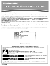 kitchenaid w10185043a user instructions