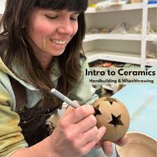 Learn the basics of ceramics with Joelle Montez (@joellemontez) ! In her  8-week, Introduction to Ceramics class you will learn the best of both  worlds, a mix of handbuilding and wheelthrowing! ✨