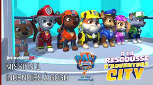 Pat Patrouille A La Rescousse D Adventure City Mission 1 Incendies A Gogo Youtube