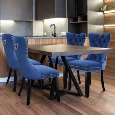 Velvet Dining Chairs Upholstered High