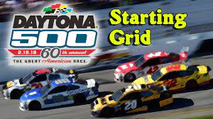 Here are the cars and drivers starting the 60th annual daytona 500.driver images owned by: 2018 Daytona 500 Starting Grid Bsgn Youtube