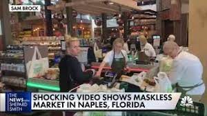 Shocking Video Shows Maskless Market In Naples Florida Youtube