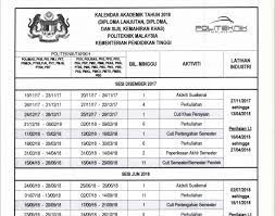 Semua kaedah pembayaran adalah melalui panduan yang dimaklumkan dalam portal rasmi politeknik kuching sarawak. Takwim Politeknik Shah Alam 2019 Umpama U