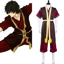 Avatar O Ultimo Airbender Zuko Traje Cosplay Calcas Roupa Colete Vestimenta Carnaval Halloween Fantasia De Anime Aliexpress