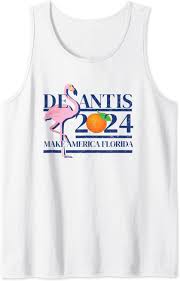 Ron desantis returned to the fox news channel saturday night in a. Buy Desantis 2024 Make America Florida Flamingo Election Tank Top Online In Turkey B091q1r3hz