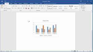 how to wrap text around chart in word 2016