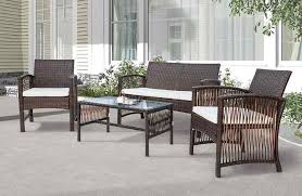 Our selection also includes beautiful outdoor rocking chairs and ottomans to keep you comfortably relaxed on your patio or front porch. 12 Weather Resistant Patio Furniture Sets Vurni