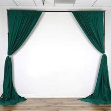 Maybe you would like to learn more about one of these? 10 Ft X 10 Ft Hunter Green Polyester Professional Backdrop Curtains Dr