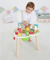 Wooden Activity Table With Images Activity Table Baby Activity Table Wooden Baby Toys