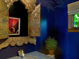 Paint a moroccan wall stencil onto a feature wall to create the look of moroccan wallpaper and boho wall art. Moroccan Decor Home Accessories And Wall Decoration In Moroccan Style