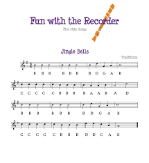 Jingle Bells Recorder Songs Recorder Notes Recorder Music