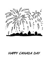 Coloring pages to inspire children learning about canada or celebrating canada day. Pretty Fireworks On Canada Day Coloring Pages Bulk Color