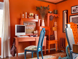 Whether your home office is big or small, create a fun and functional space with these home office design ideas from hgtv.com. Orange Packed Office Hgtv