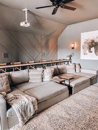 Find your favorite furniture and order now for the best deals Media Room Makeover With The Home Depot Ourfauxfarmhouse Com Home Cinema Room Media Room Furniture Home