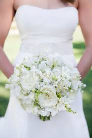 Every bride is different and elizabeth prides herself in making every aspect of the wedding flowers completely custom to the brides style, colors and vision. White Garden Rose Bridal Bouquet Stock Photos Freeimages Com