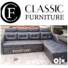Wooden sofa come bed for home rs 32000 piece sana furniture. New Classic Sofa L Shape Sofa Come Bed Sofa Dining 1617474269