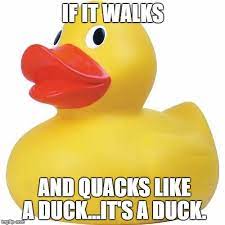 If It Looks Like A Duck And Quacks Like A Duck Anciens Et Reunions