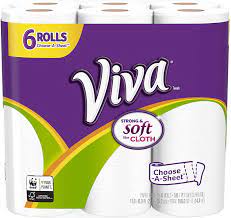 Whether it's for disinfecting kitchens, wiping down windows, or even scrubbing bathrooms, everyone wants a. Amazon Com Viva Choose A Sheet Paper Towels White 58 Sheets Pack Of 6 Health Household