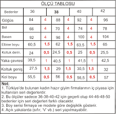 Temel Beden Olcu Tablosu Beden Olcusu Orgu Orgu Egitimleri