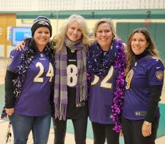 Students at several HCPS schools got some special visitors today, as the  Ravens caravan stopped by ahead of their Divisional matchup against the  Buffalo Bills. Poe, cheerleaders, and a band all were