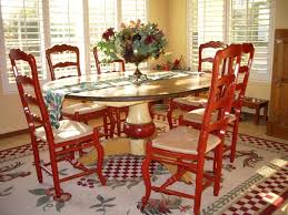 French Country Dining Room Red Chairs And Look At The Table French Country Dining Room French Country Dining French Country Dining Room Decor