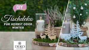 Weihnachtsdeko schön bei dir by depot. Diy Susse Tischdeko Fur Herbst Oder Winter How To Deko Kitchen P Youtube