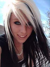 Black And Blonde 3 Black Hair With Blonde Highlights Dark Underneath Hair Hair Highlights