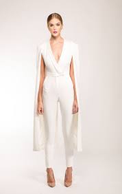 Browse jumpsuit for women at nykaa fashion. 40 Jumpsuit Wedding Dresses Ideas 4 Zivil Hochzeits Kleider Brautkleid Hochzeit Overall