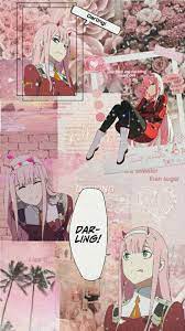 Zero Two Wallpaper Aesthetic Anime Pink Wallpaper Anime Anime Wallpaper Phone Anime Backgrounds Wallpapers