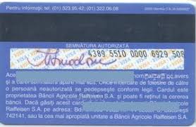Plătiţi acum cu numerar prin internet, fără cont bancar sau card de credit. Bank Card Raiffeisen Banca Agricola Raiffeisen Bank Romania Col Ro Vi 0030