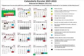 2021 contra jalisco en lmb, regular season. Noticias Del Congreso Publican En Dof Calendario Escolar 2021 2022 Para Educacion Basica