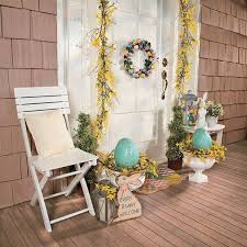 Steal front porch design ideas from these pretty, relaxing homes. 20 Fresh And Cute Easter Porch Decor Ideas Shelterness