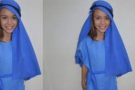 How To Make A Nativity Costume For Mary Nativity Costumes Christmas Costumes Diy Diy Costumes Kids