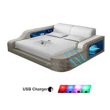 „jeder bus ist ein camper und „das plug in modul mit kingsize bett für deinen bus. China Luxus Bett Zimmer Mobel Doppel Leder Modernes Bett Lb Jv002 Kaufen Bett Auf De Made In China Com