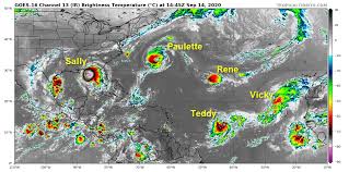 The cold front moved toward the sea of okhotsk and spawned a small, tight low pressure area on march 9. We Have Teddy And Vicky Now Four Named Storms In The Atlantic And One Depression The Alabama Weather Blog Mobile