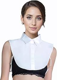 Lixdrem White Fake Collar Blouse